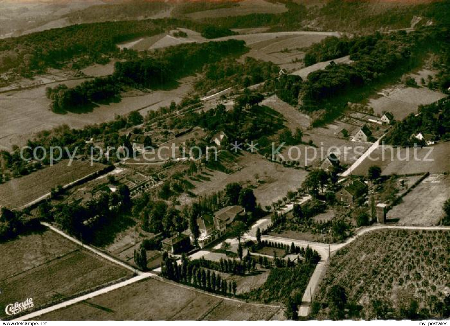 73702545 Hattingen Ruhr Fliegeraufnahme Gasthof Zur Winzermark Hattingen Ruhr - Hattingen