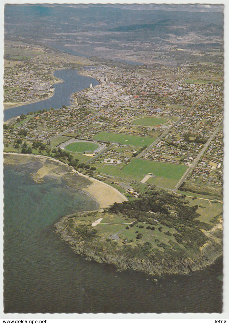 Australia TASMANIA TAS Aerial View Of DEVONPORT Douglas DS281 C1970s Postcard 1 - Other & Unclassified