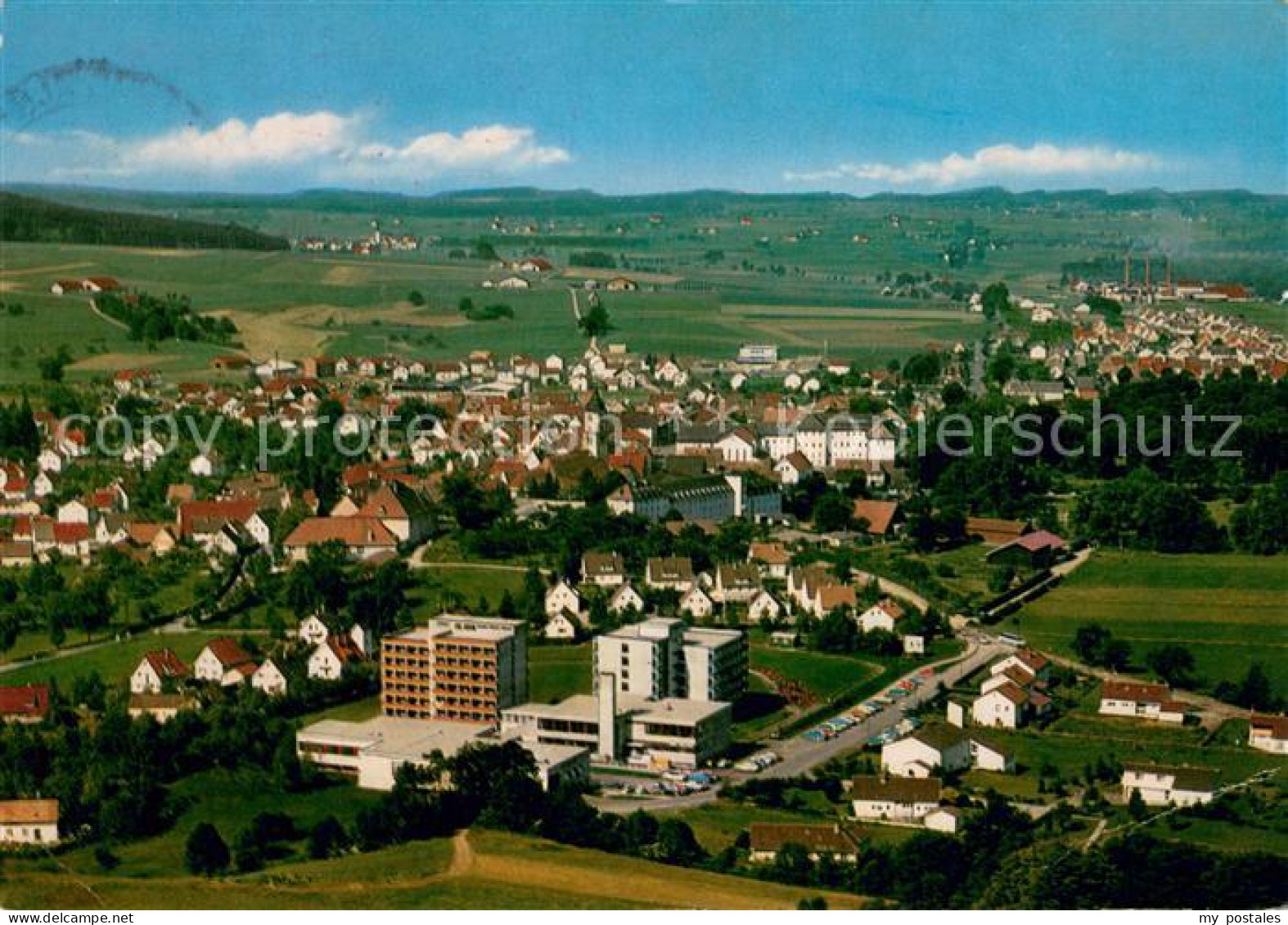 73684990 Bad Wurzach Mit Fuerstlich Waldburg Zeil'scher Rheumaklinik Fliegeraufn - Bad Wurzach