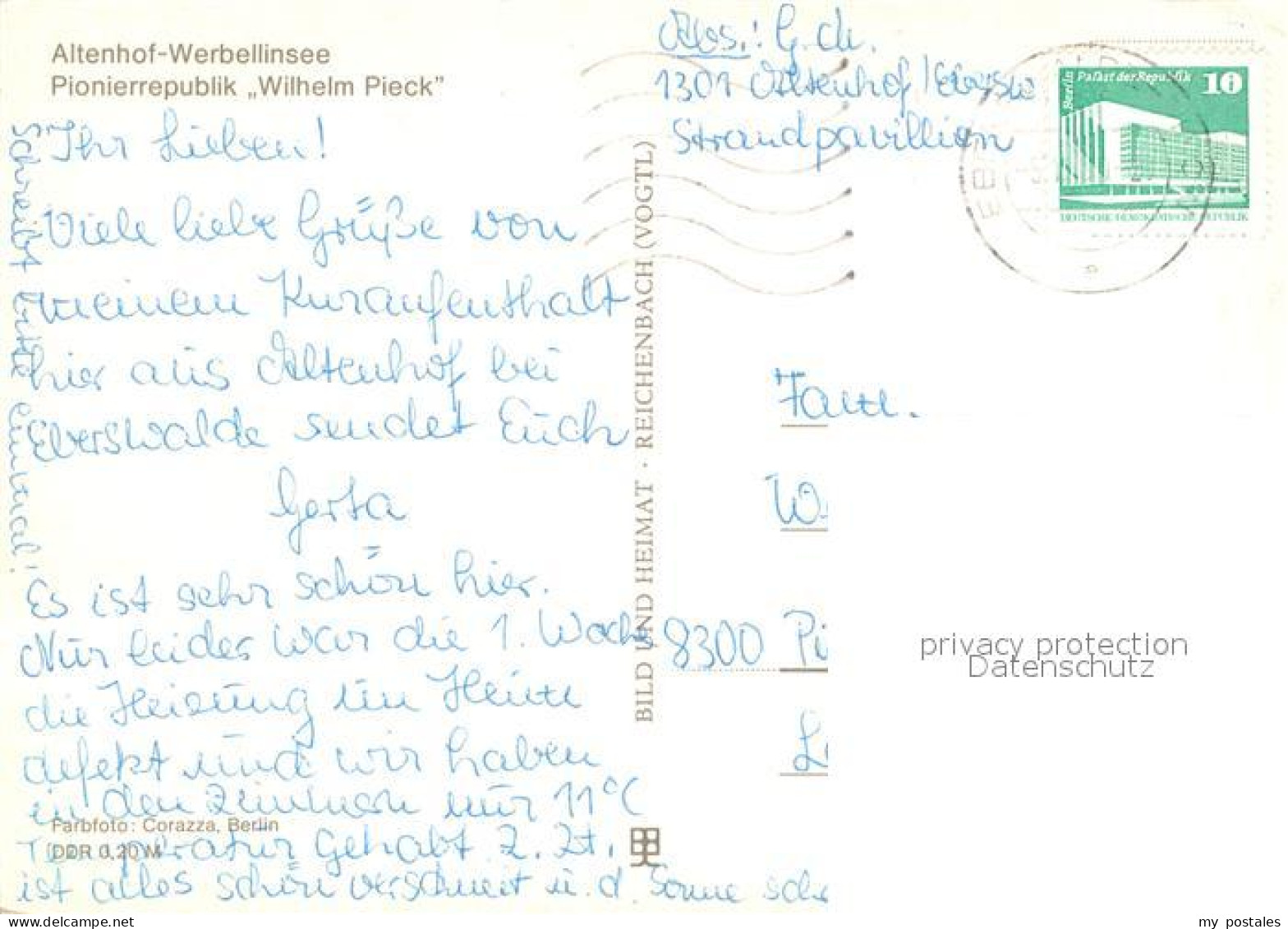 73684965 Altenhof Werbellinsee Pionierrepublik Wilhelm Pieck Altenhof Werbellins - Finowfurt