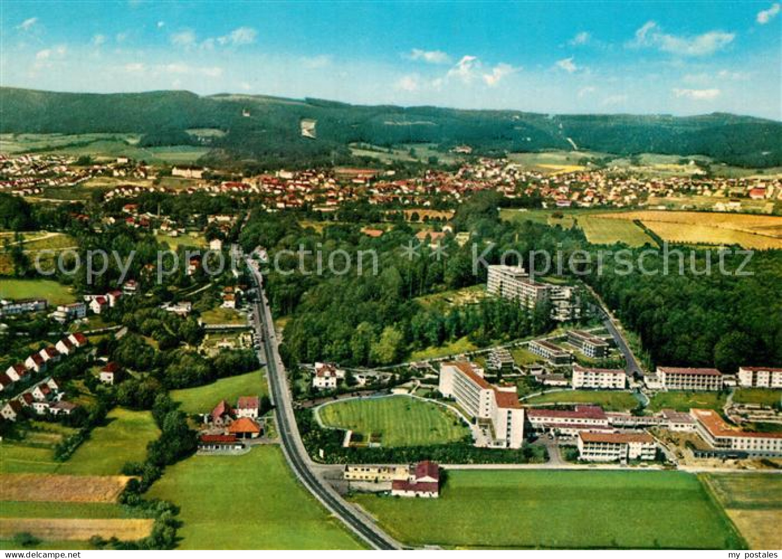 73576326 Bad Driburg Sanatorium Eggegebirge Teutoburger Wald Fliegeraufnahme Bad - Bad Driburg