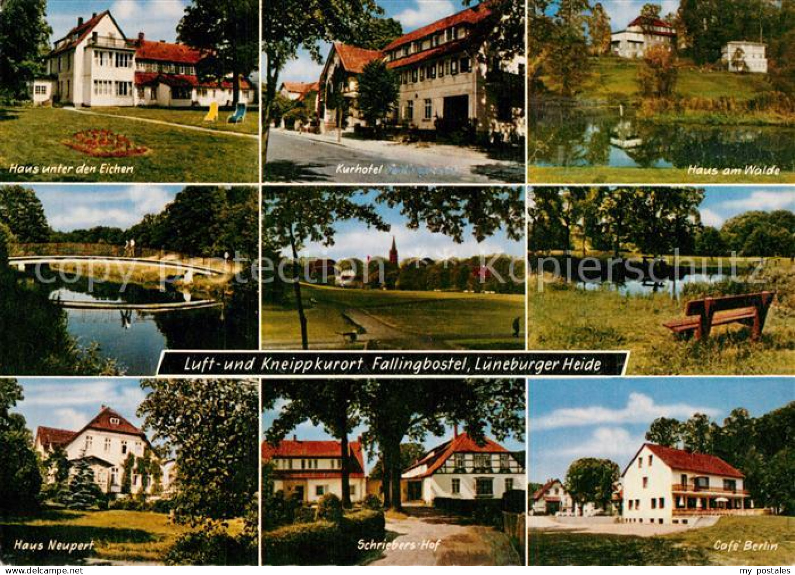 73576295 Fallingbostel Kurhaeuser Kurhotel Teich Schriebers Hof Cafe Berlin Land - Fallingbostel