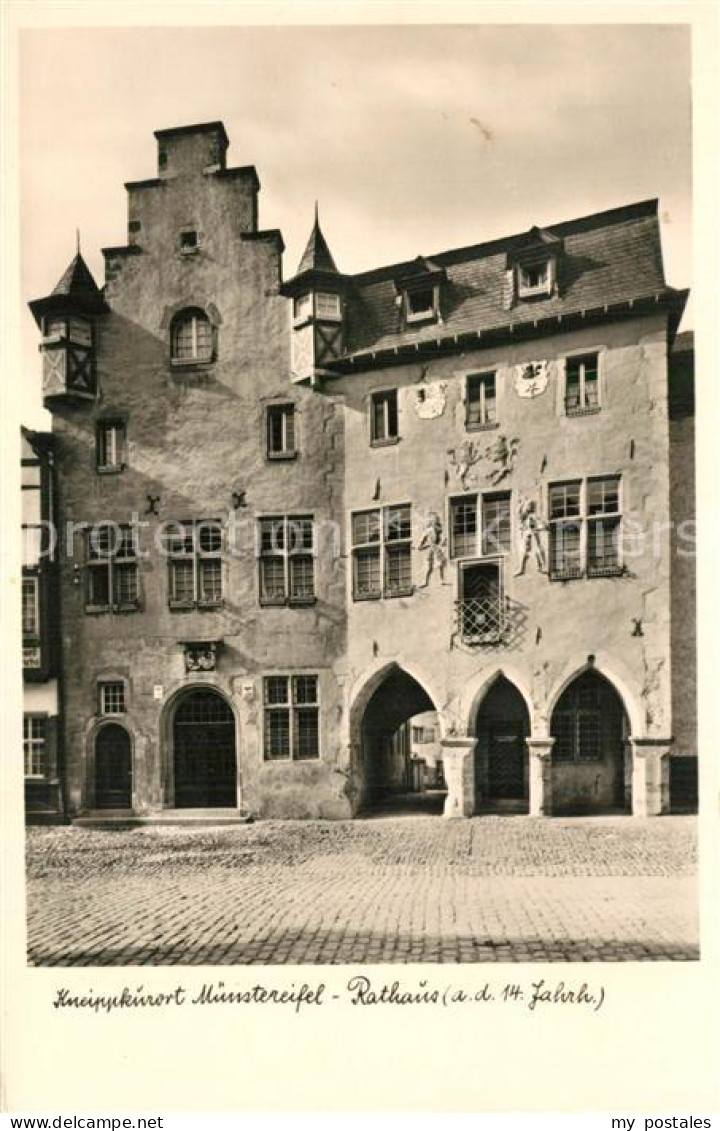 73576156 Bad Muenstereifel Rathaus Historisches Gebaeude 14. Jhdt. Bad Muenstere - Bad Muenstereifel