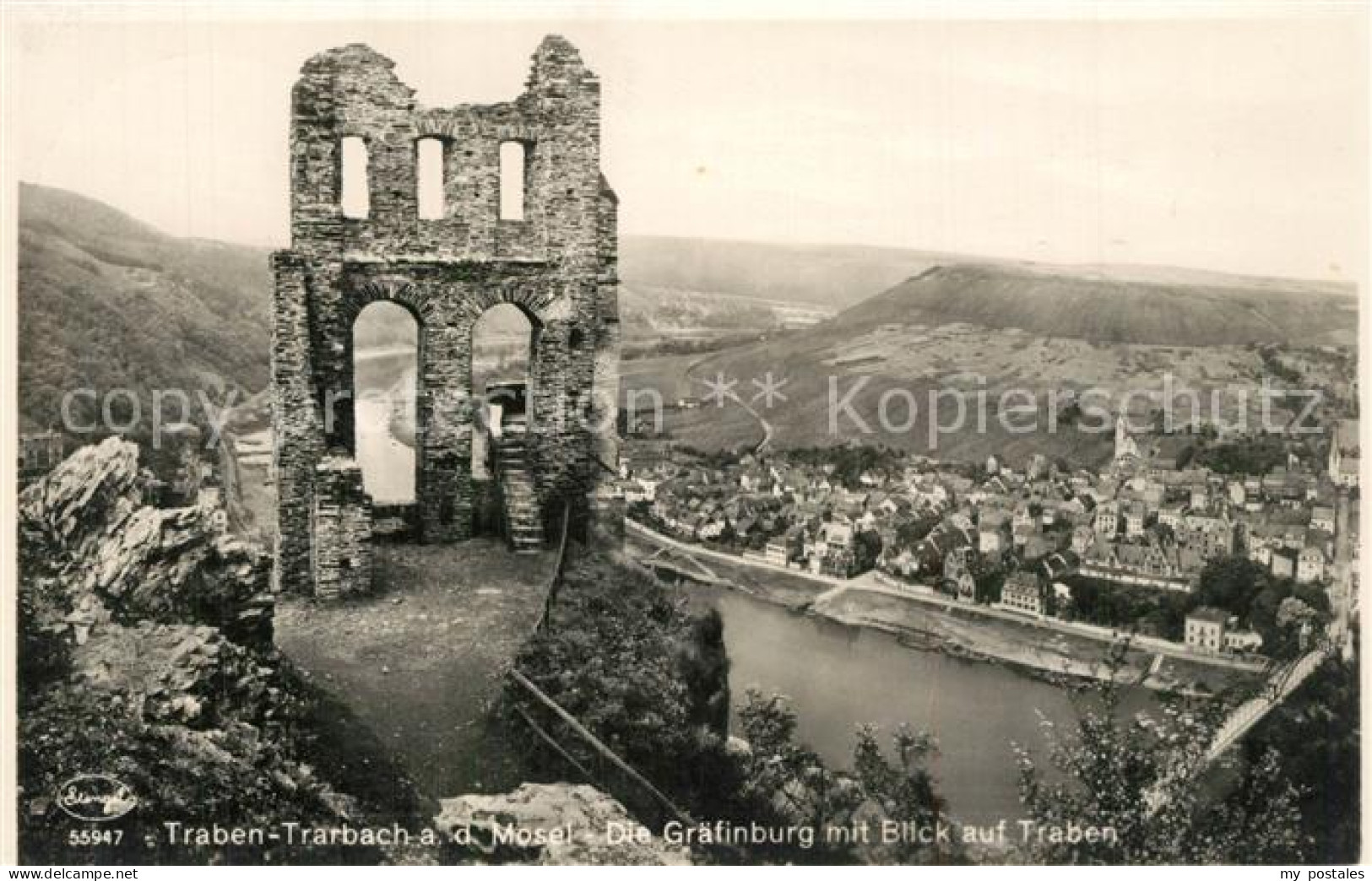 73576005 Traben-Trarbach Die Graefinburg Mit Traben Traben-Trarbach - Traben-Trarbach