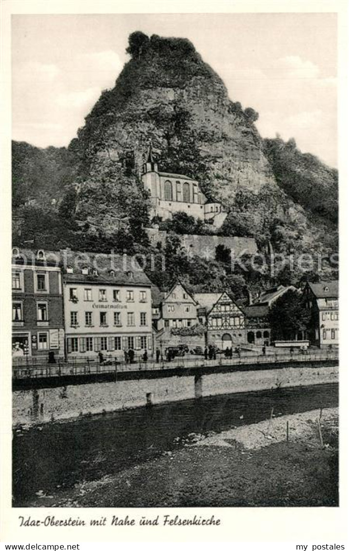 73575833 Idar-Oberstein Partie An Der Nahe Blick Zur Felsenkirche Idar-Oberstein - Idar Oberstein