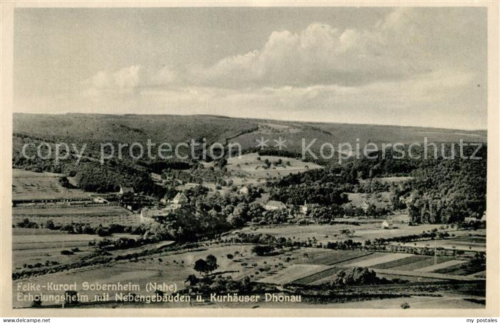 73575808 Bad Sobernheim Panorama Erholungsheim Mit Nebengebaeuden Und Kurhaeuser - Bad Sobernheim