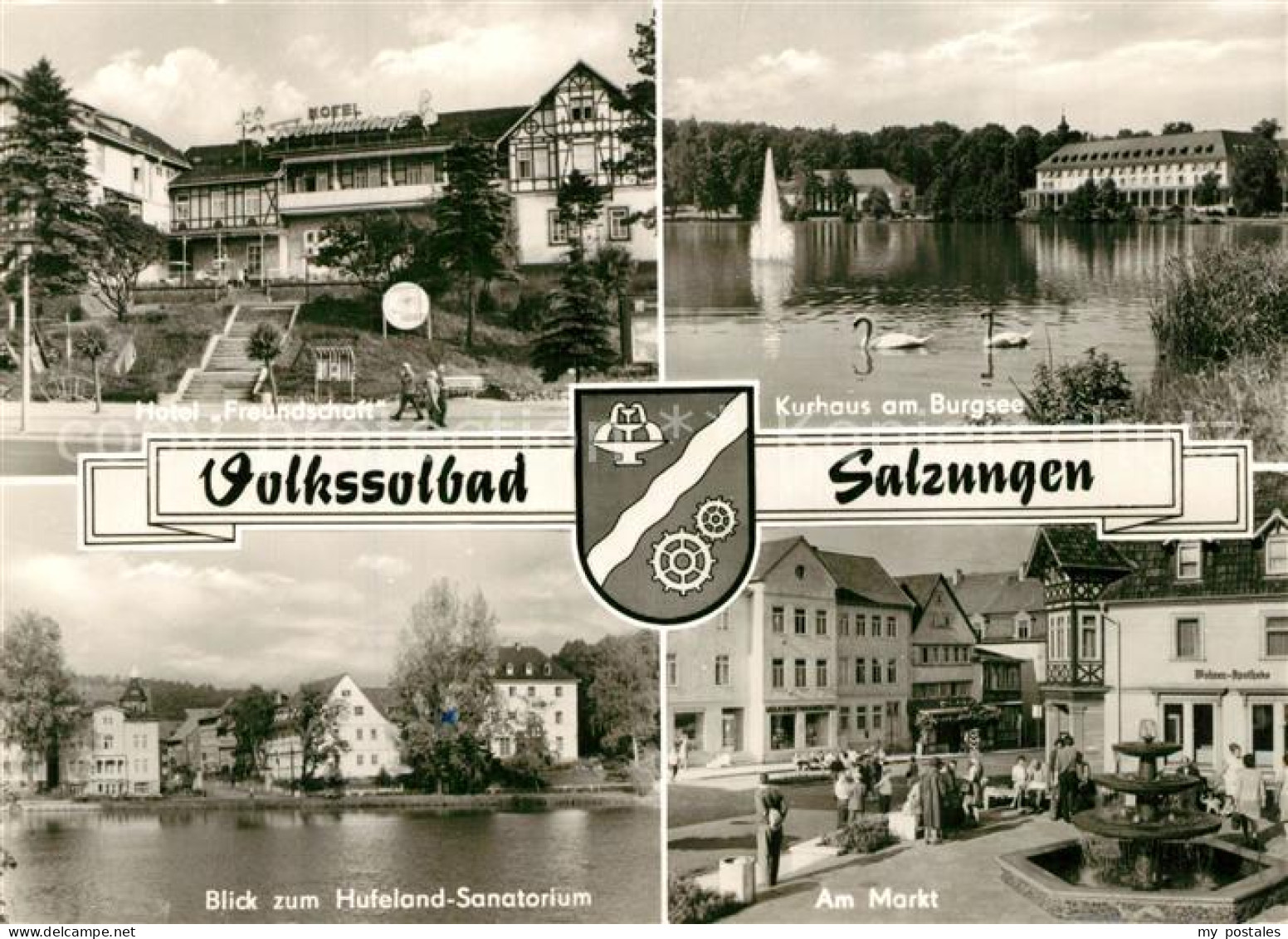 73575642 Bad Salzungen Hotel Freundschaft Kurhaus Burgsee Markt Hufeland-Sanator - Bad Salzungen