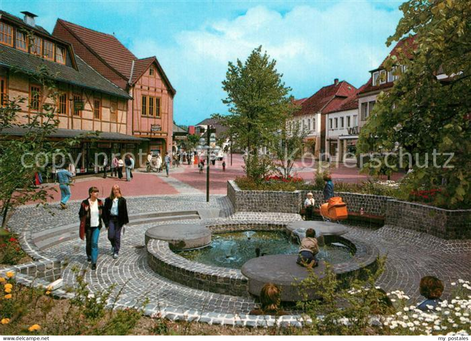 73574921 Gifhorn Steinweg Fussgaengerzone Brunnen Gifhorn - Gifhorn