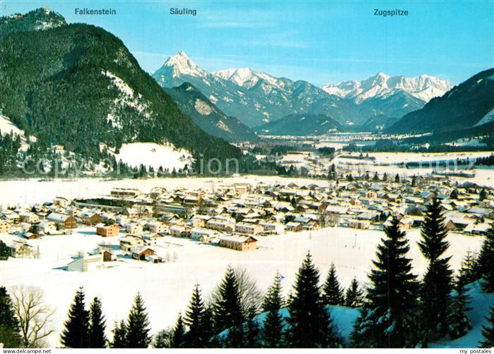 73574896 Steinach Pfronten Gesamtansicht Mit Alpenpanorama Im Winter Steinach Pf - Pfronten