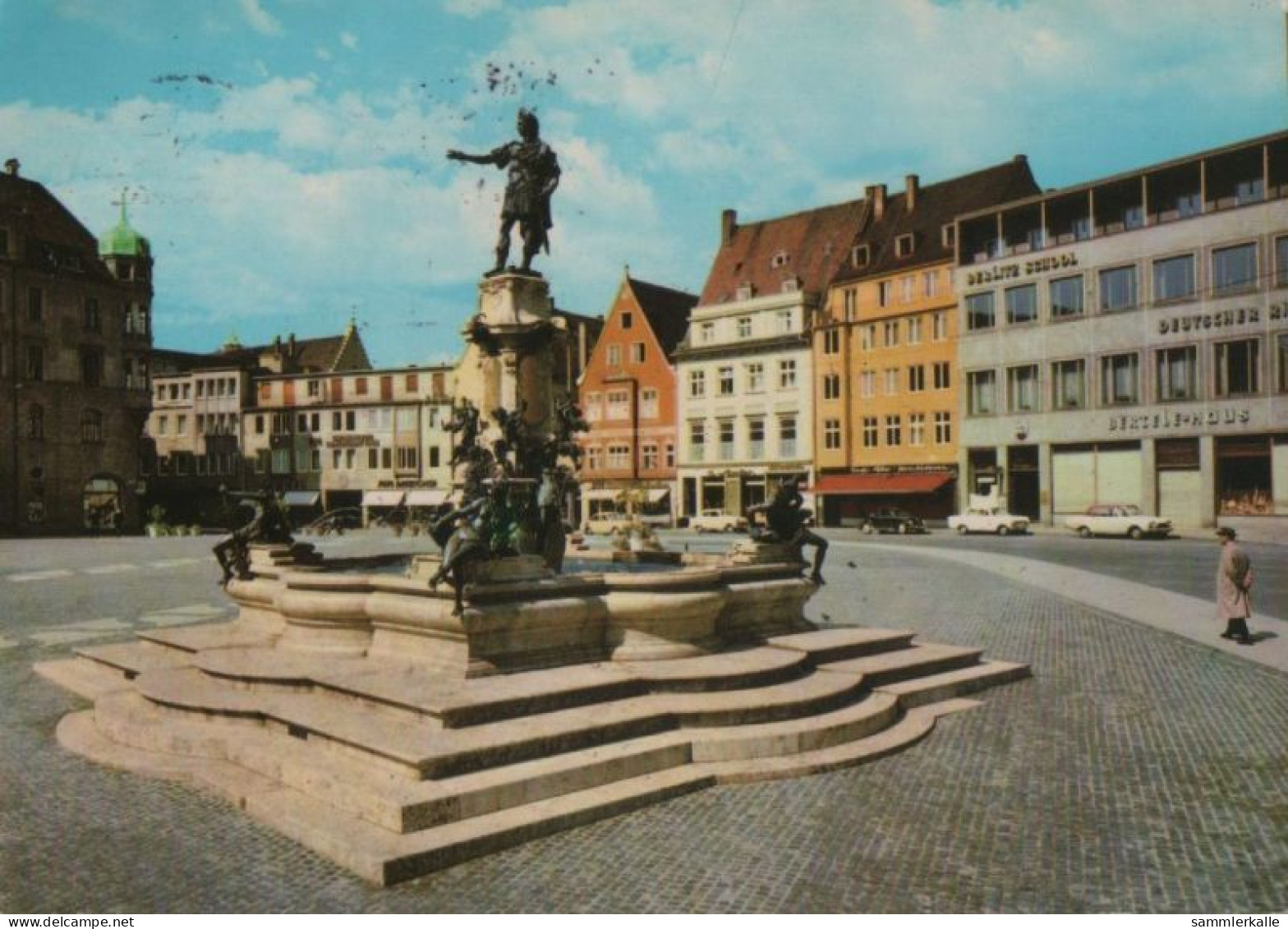 47238 - Augsburg - Augustusbrunnen - 1970 - Augsburg