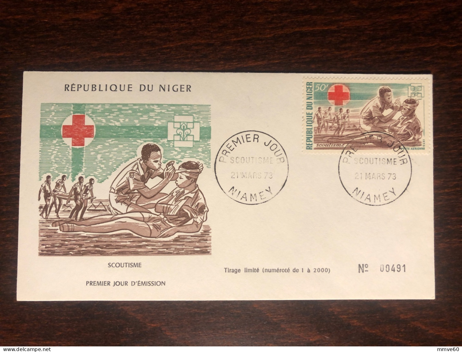 NIGER FDC COVER 1973 YEAR RED CROSS HEALTH MEDICINE STAMPS - Niger (1960-...)
