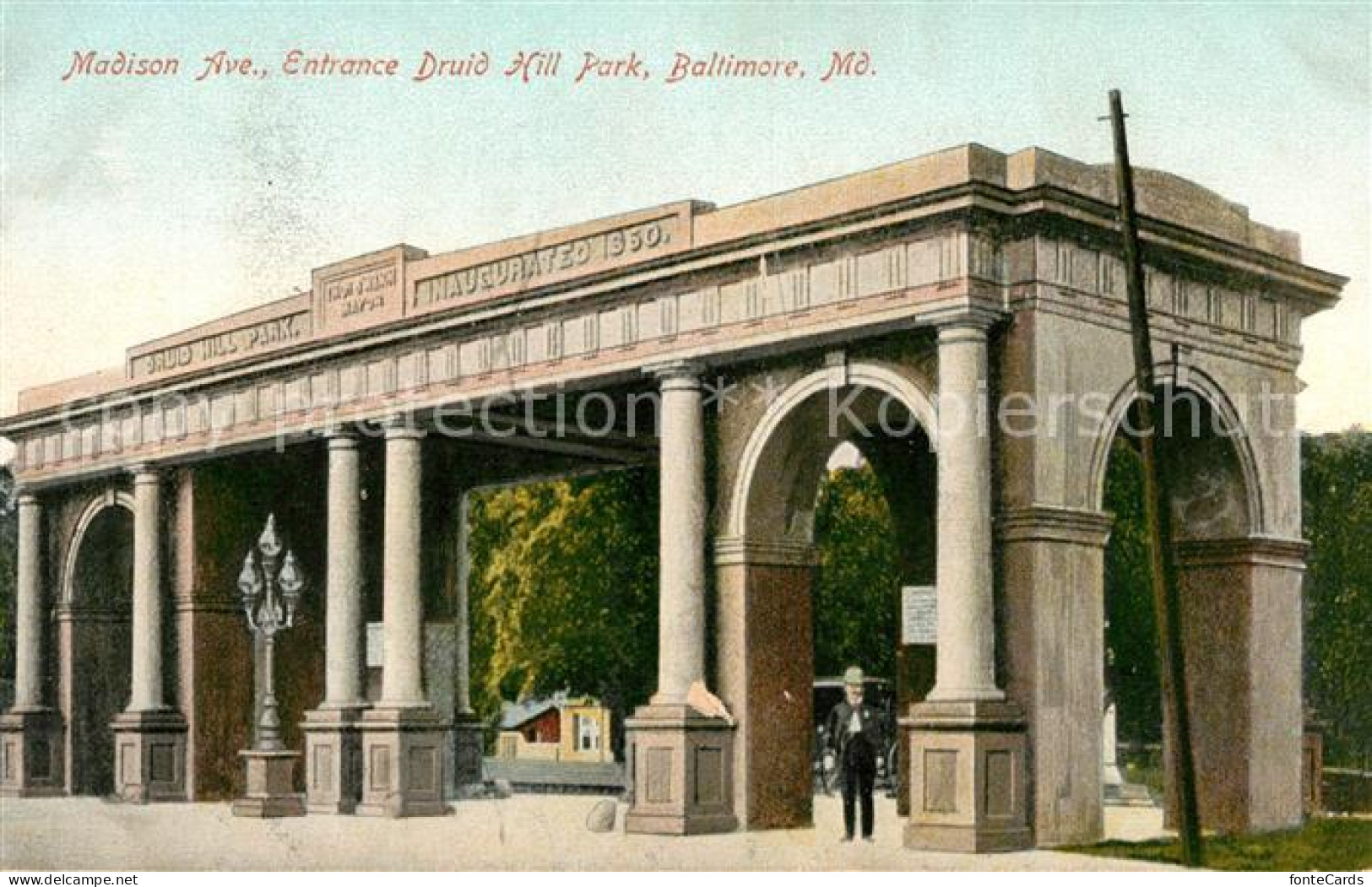 43099683 Baltimore_Maryland Madison Avenue Entrance Druid Hill Park - Andere & Zonder Classificatie