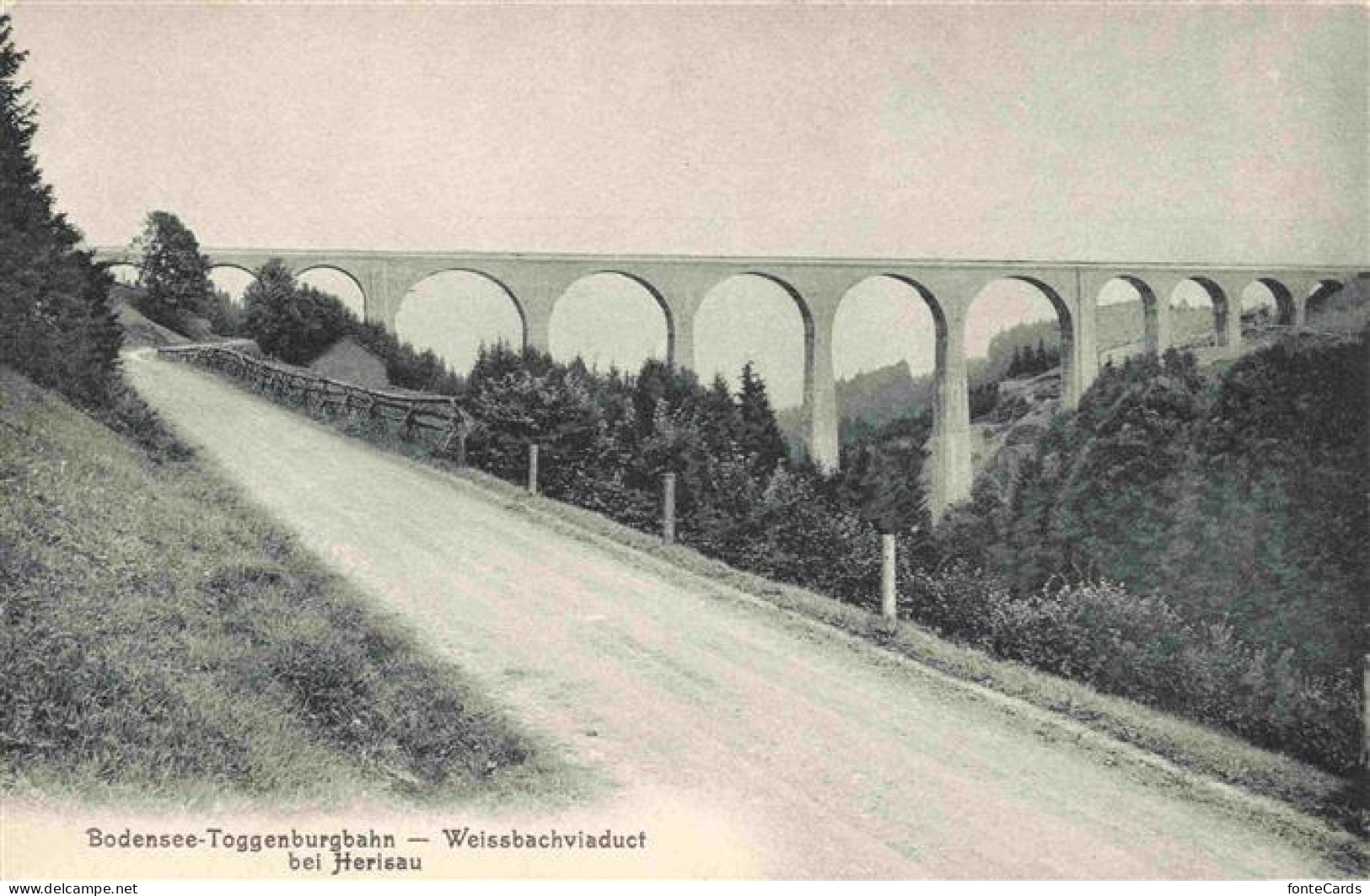 13964741 Herisau_AR Bodensee Toggenburgbahn Weissbachviadukt - Autres & Non Classés