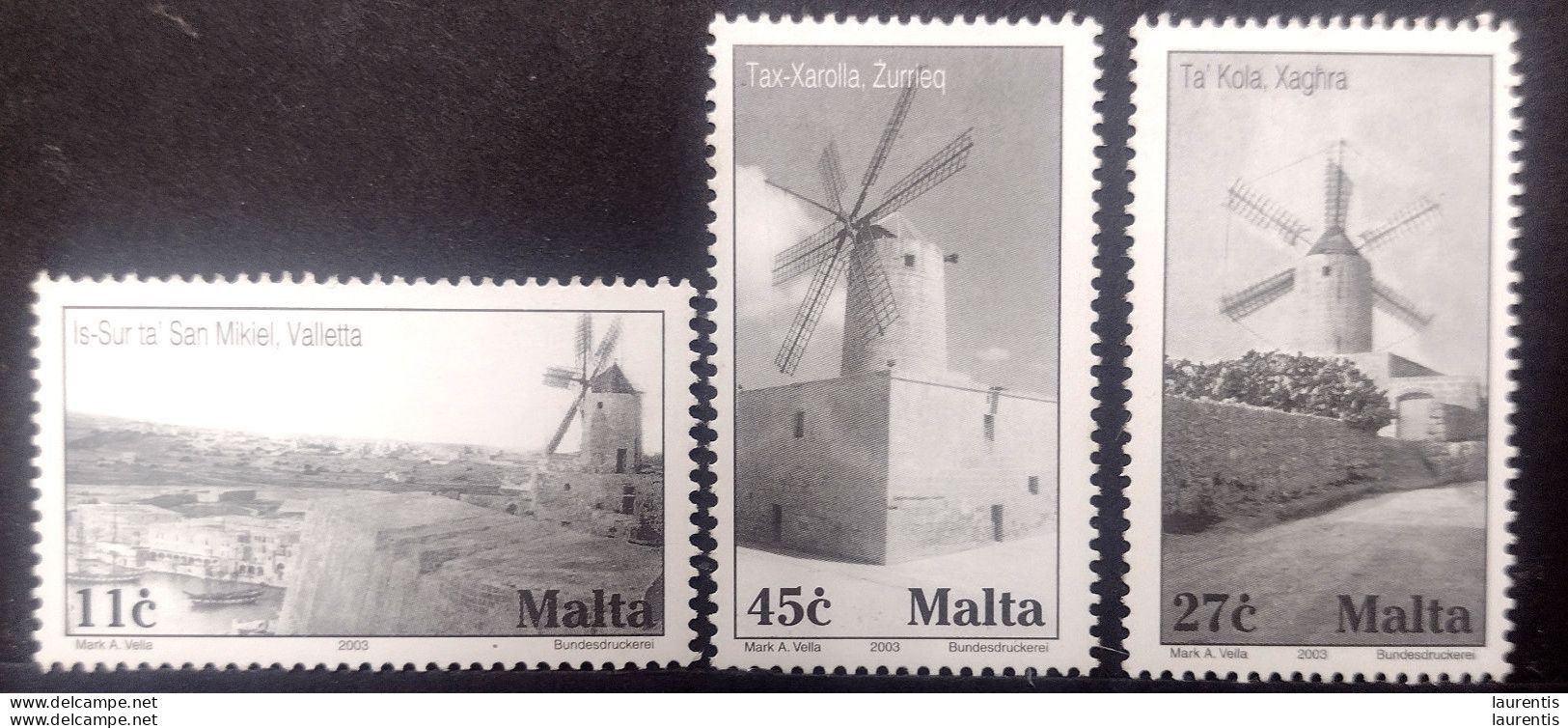 D655.  Windmills - Malta MNH - 2,95 (30-250) - Windmills
