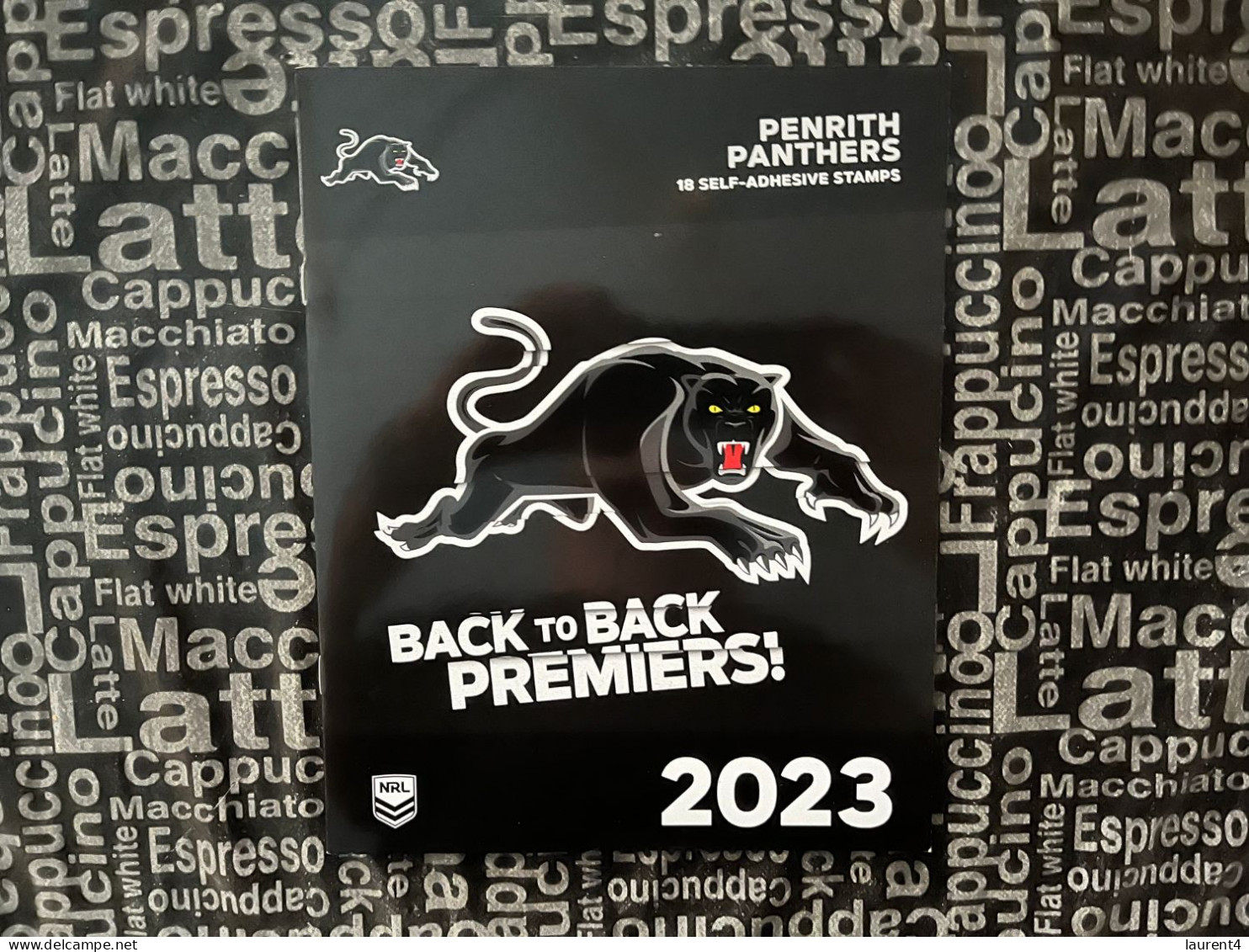 (folder 17-3-2024) Australia Post - Football Penrith Panthers - Presentation Pack (3 Mint Stamps) + 1 Cover - Presentation Packs