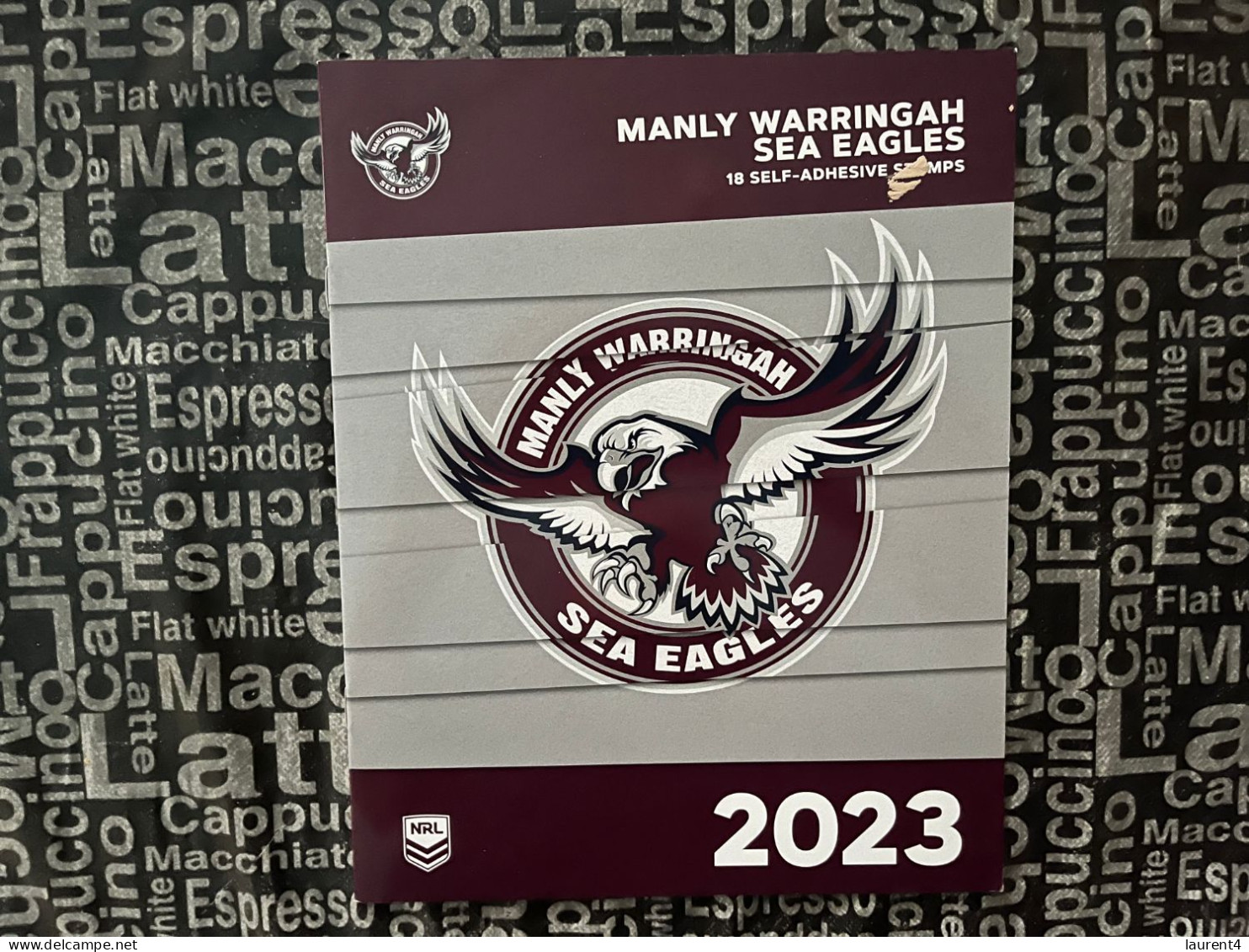 (folder 17-3-2024) Australia Post - Football Manly Sea Eagles - Presentation Pack (3 Mint Stamps) + 1 Cover - Presentation Packs