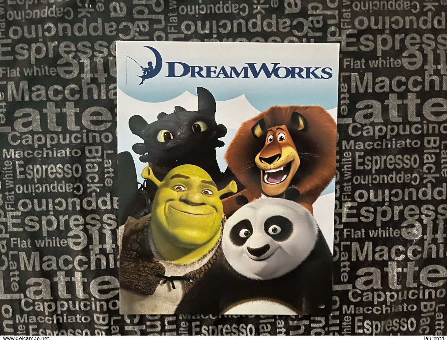 (folder 17-3-2024) Australia Post - DreamWorks  - Presentation Pack (no Stamps - With Stickers) + 1 Cover - Presentation Packs