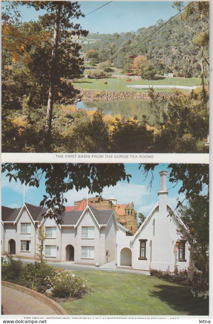 Australia TASMANIA TAS View Letter LAUNCESTON Nucolorvue Postcard Scenes C1980s - Lauceston