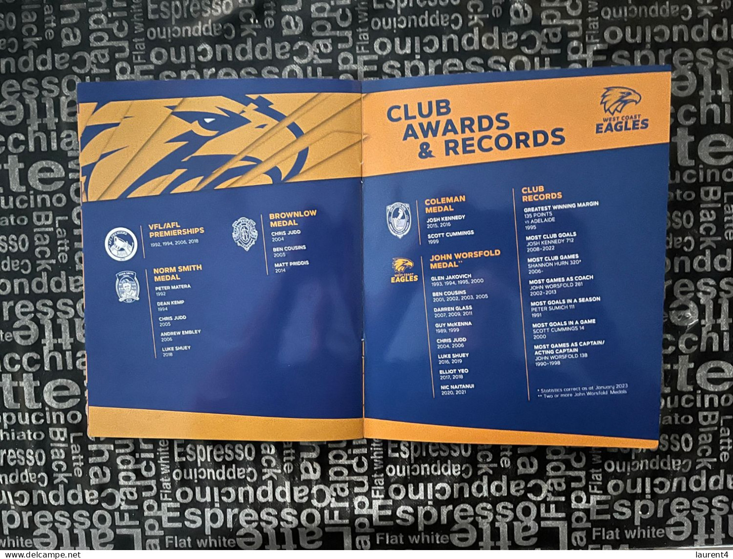 (folder 17-3-2024) Australia Post - Football West Coast Sea Eagles - Presentation Pack (no Mint Stamps) + 1 Cover - Presentation Packs