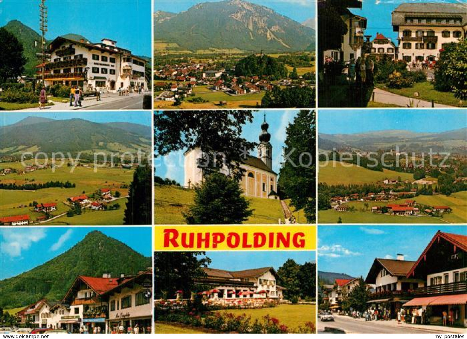 73574411 Ruhpolding Teilansichten Luftkurort Wintersportplatz Bayerische Alpen R - Ruhpolding