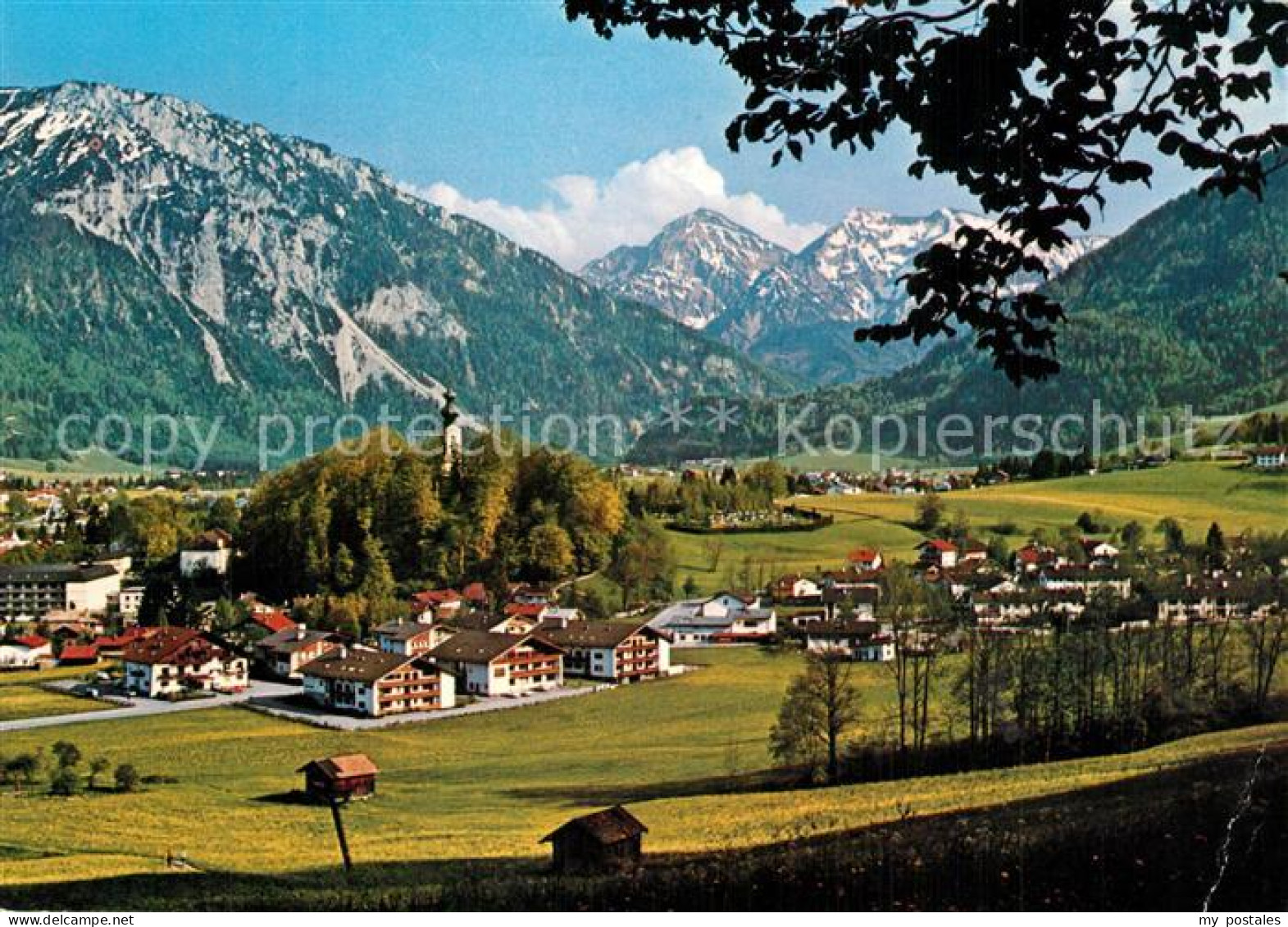 73574409 Ruhpolding Gesamtansicht Mit Alpenpanorama Rauschberg Sonntagshorn Chie - Ruhpolding