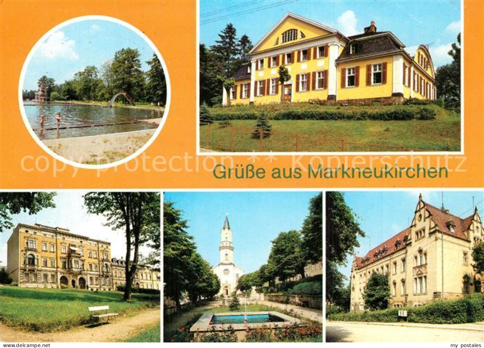 73574314 Markneukirchen Rudolf Thiele Bad Kinderkrippe Lutherplatz Kirche Musiks - Markneukirchen