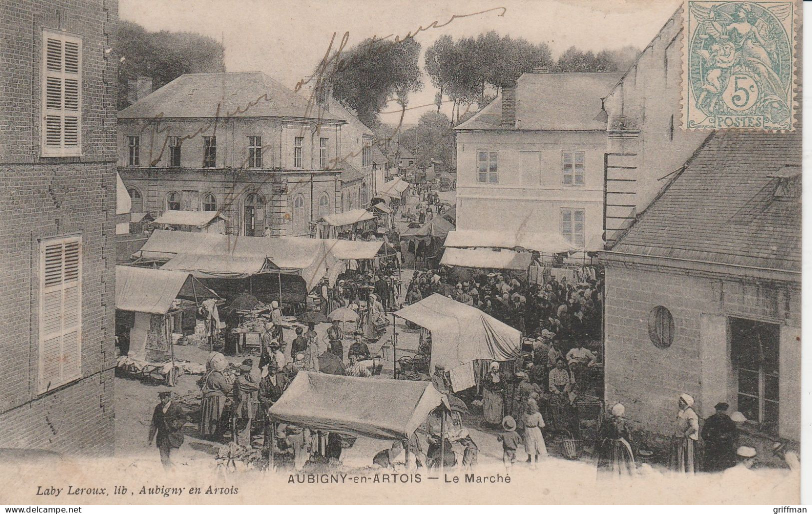 AUBIGNY EN ARTOIS LE MARCHE TBE - Aubigny En Artois