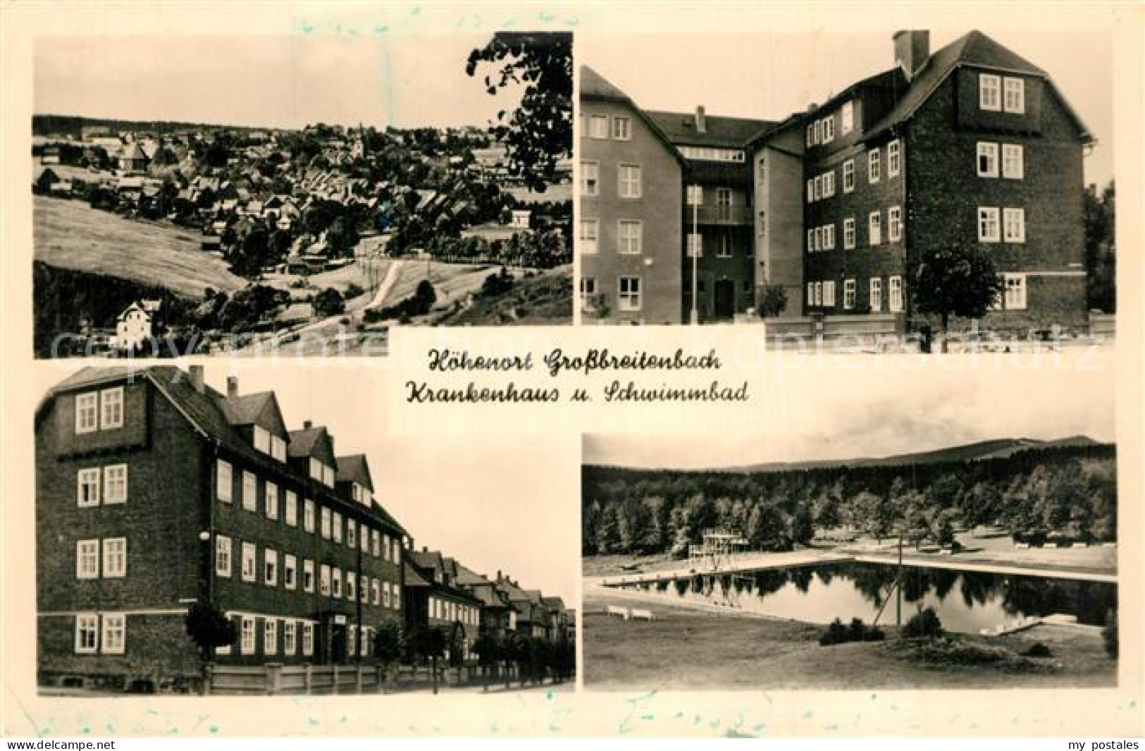 73573947 Grossbreitenbach Thueringen Krankenhaus Und Schwimmbad Grossbreitenbach - Nassau