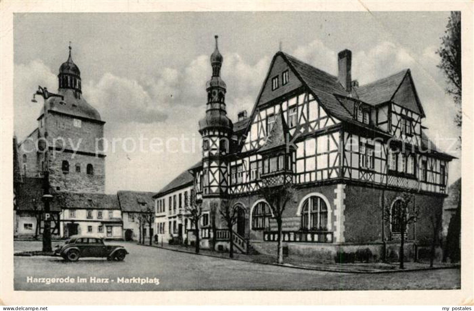 73573635 Harzgerode Marktplatz Harzgerode - Harzgerode