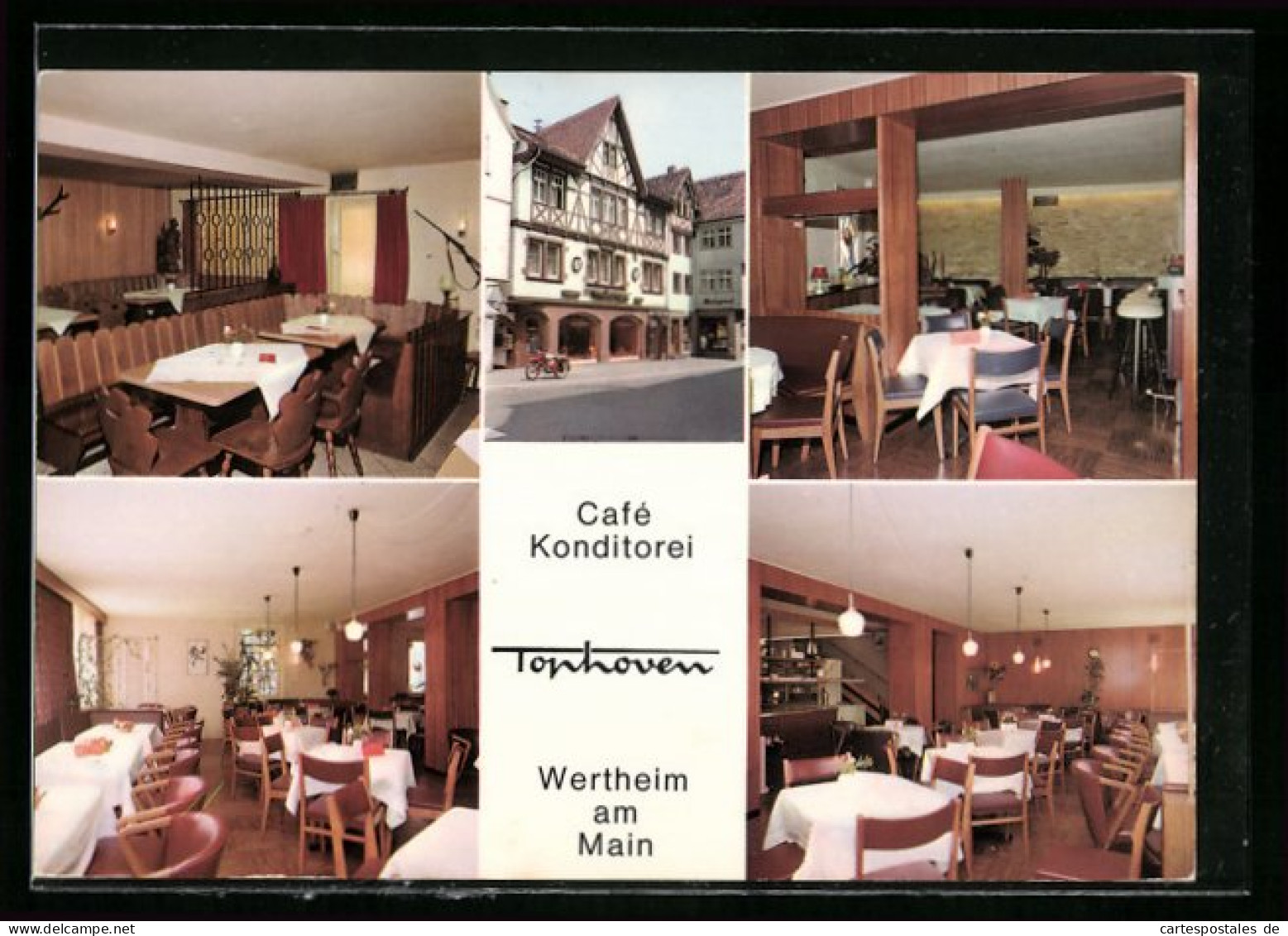 AK Wertheim Am Main, Cafe Konditorei Tophoven  - Wertheim