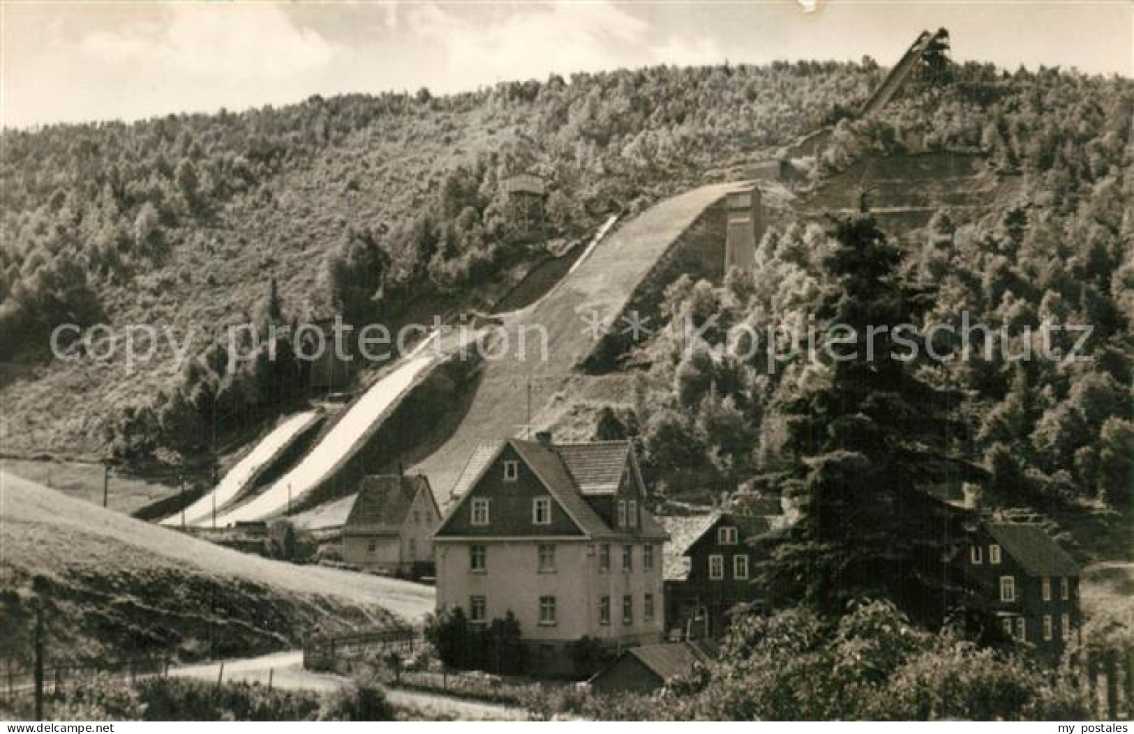 73572579 Lauscha Drei-Schanzen-Anlage Skispringen Thueringer Wald Lauscha - Lauscha