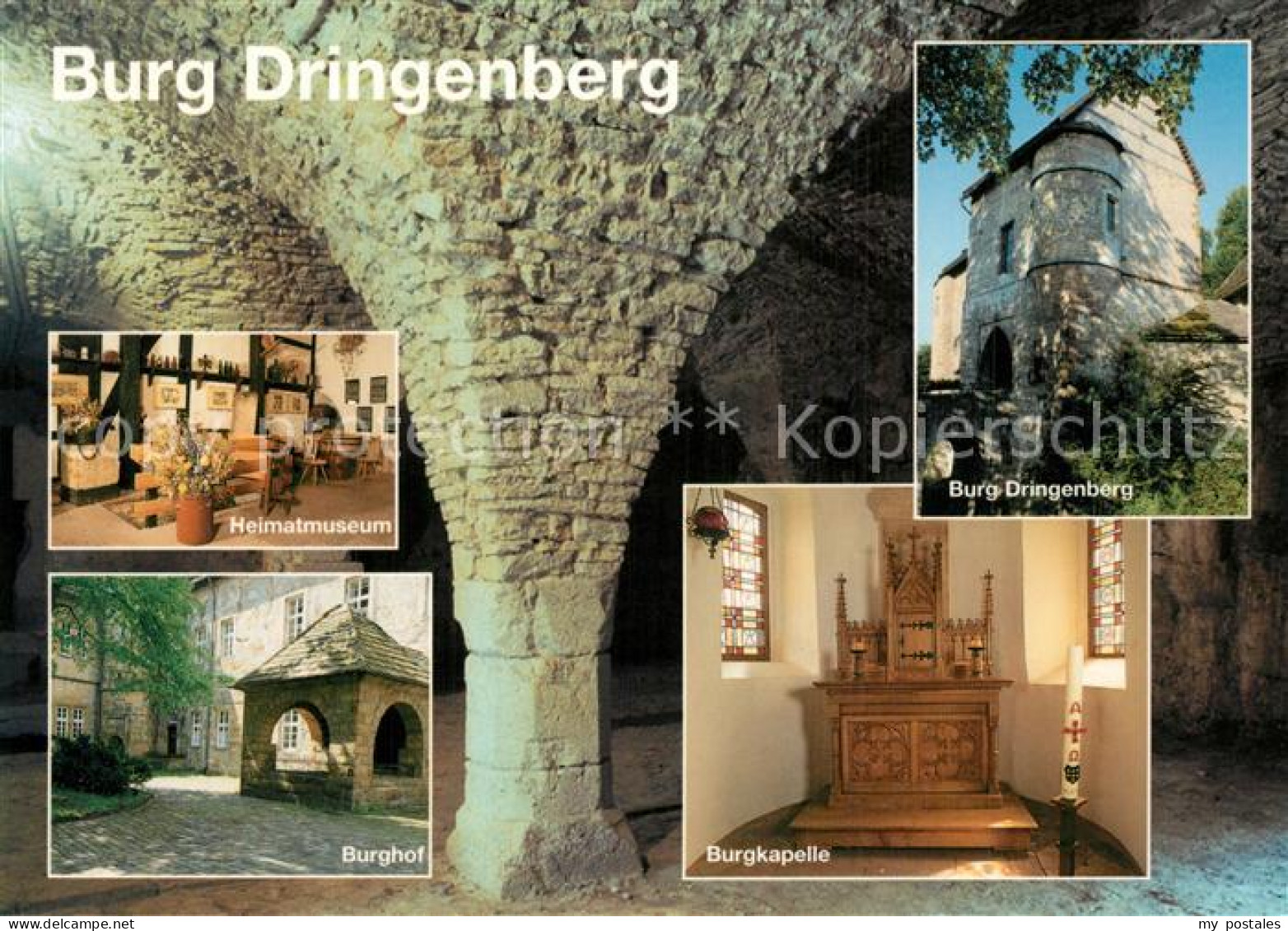 73572217 Bad Driburg Burg Dringenberg Heimatmuseum Burghof Burgkapelle Bad Dribu - Bad Driburg