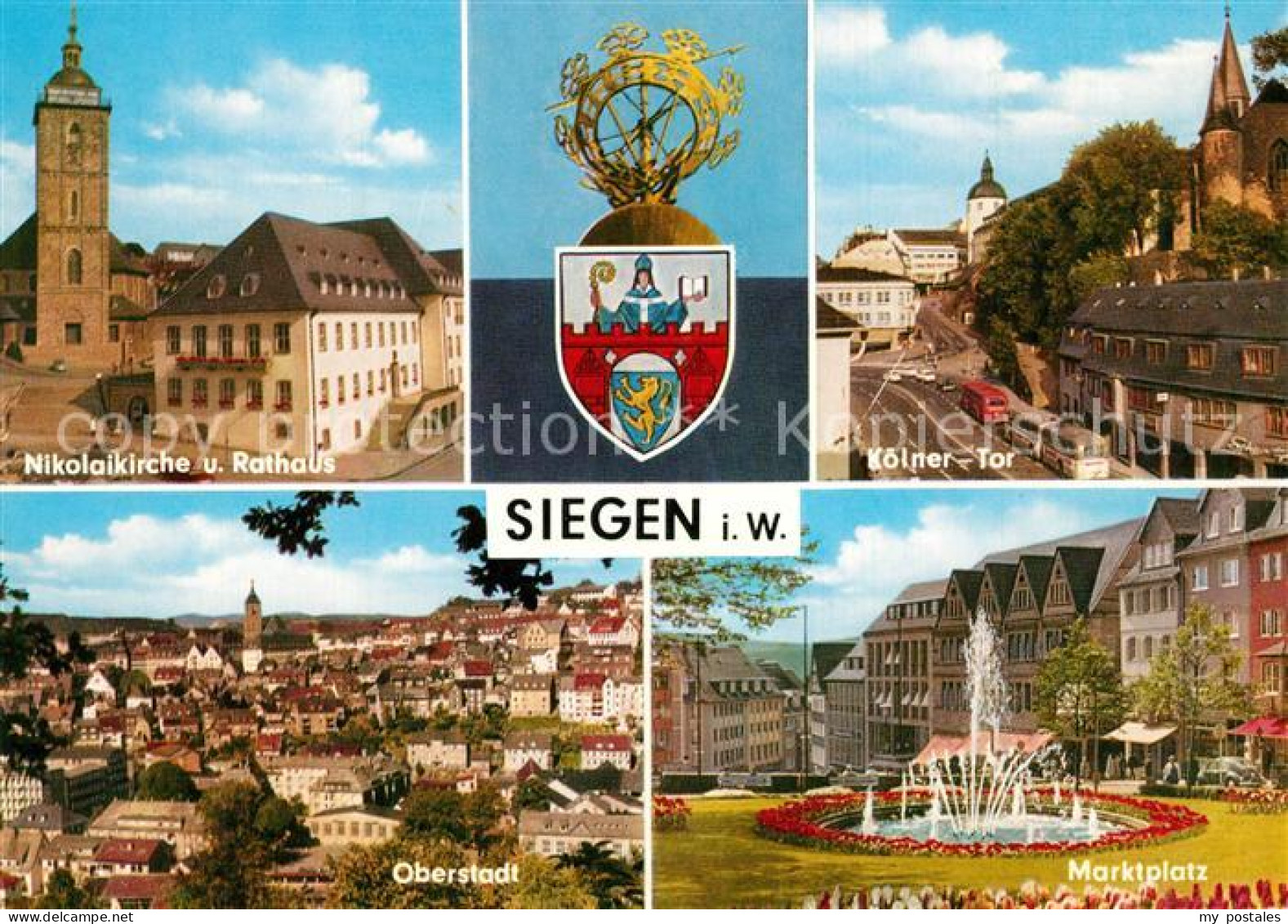 73572128 Siegen Westfalen Nikolaikirche Koelner Tor Marktplatz Brunnen Oberstadt - Siegen