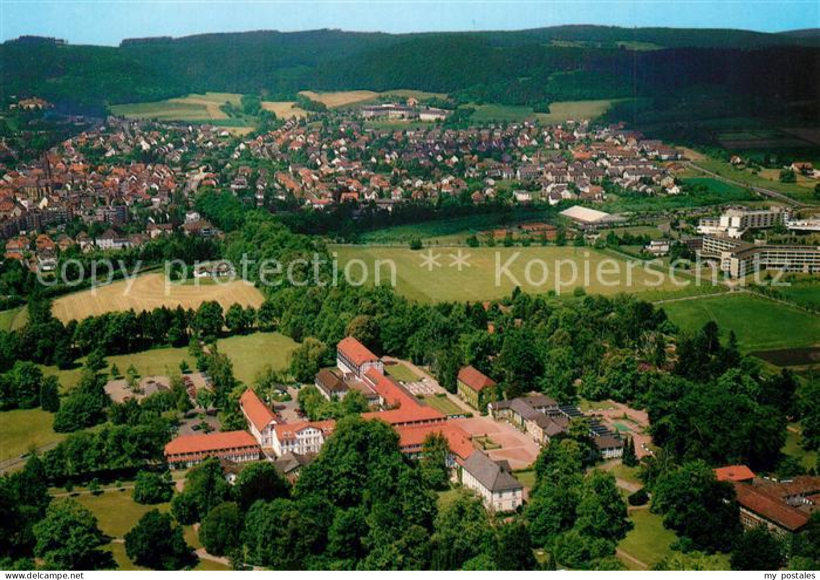 73572116 Bad Driburg Im Eggebirge Suedlicher Teutoburger Wald Fliegeraufnahme Ba - Bad Driburg