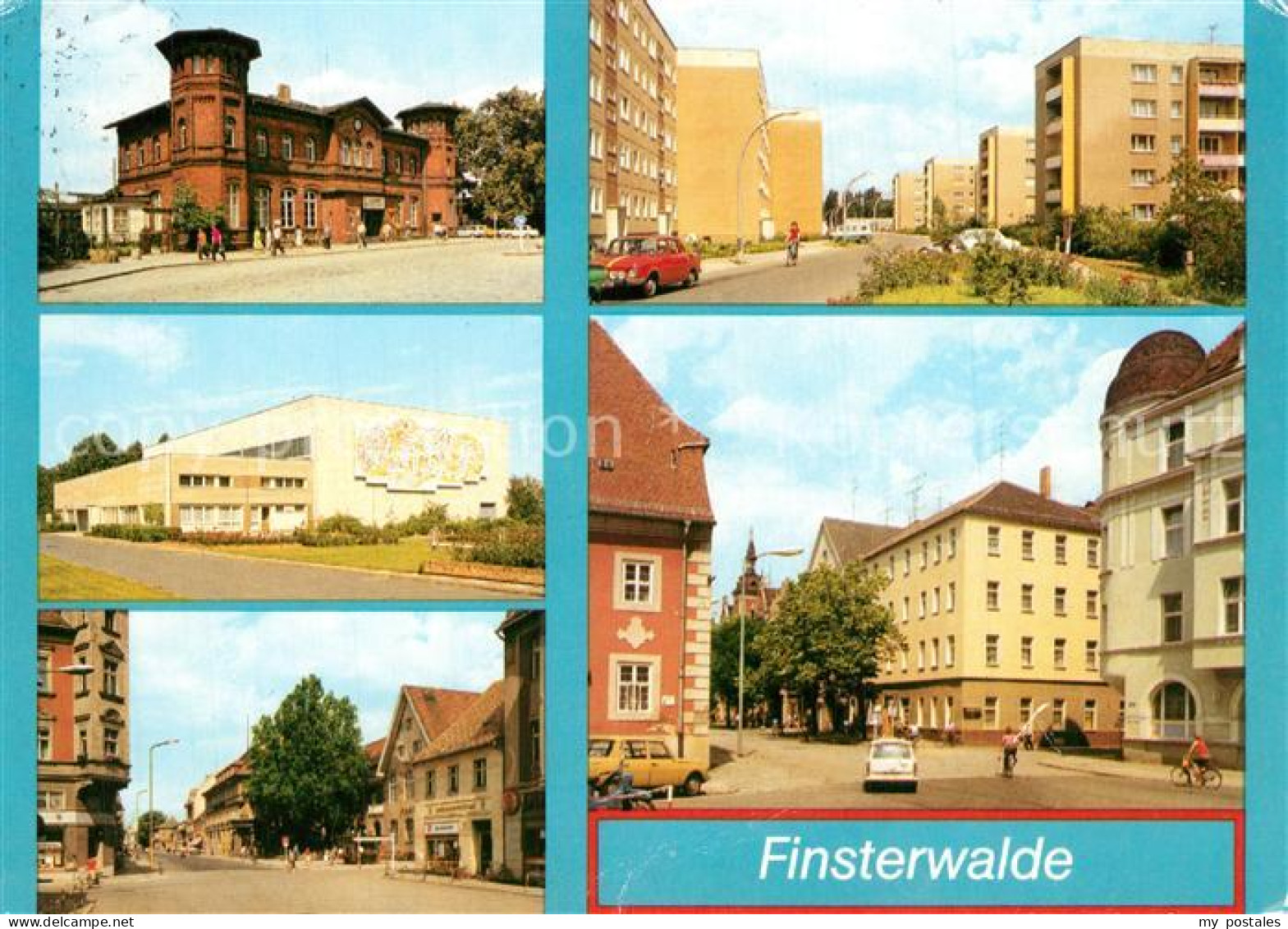 73571562 Finsterwalde Bahnhof Sporthalle Thaelmann Strasse Jahn Strasse HOG Saen - Finsterwalde