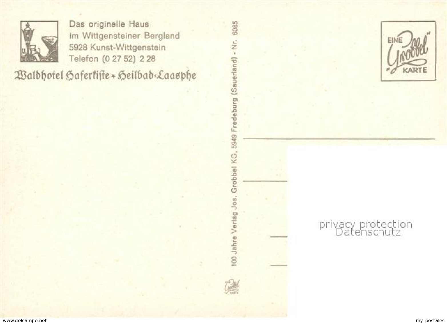73571474 Kunst-Wittgenstein Waldhaus Haferkiste Heilbad Laasphe Kunst-Wittgenste - Bad Laasphe