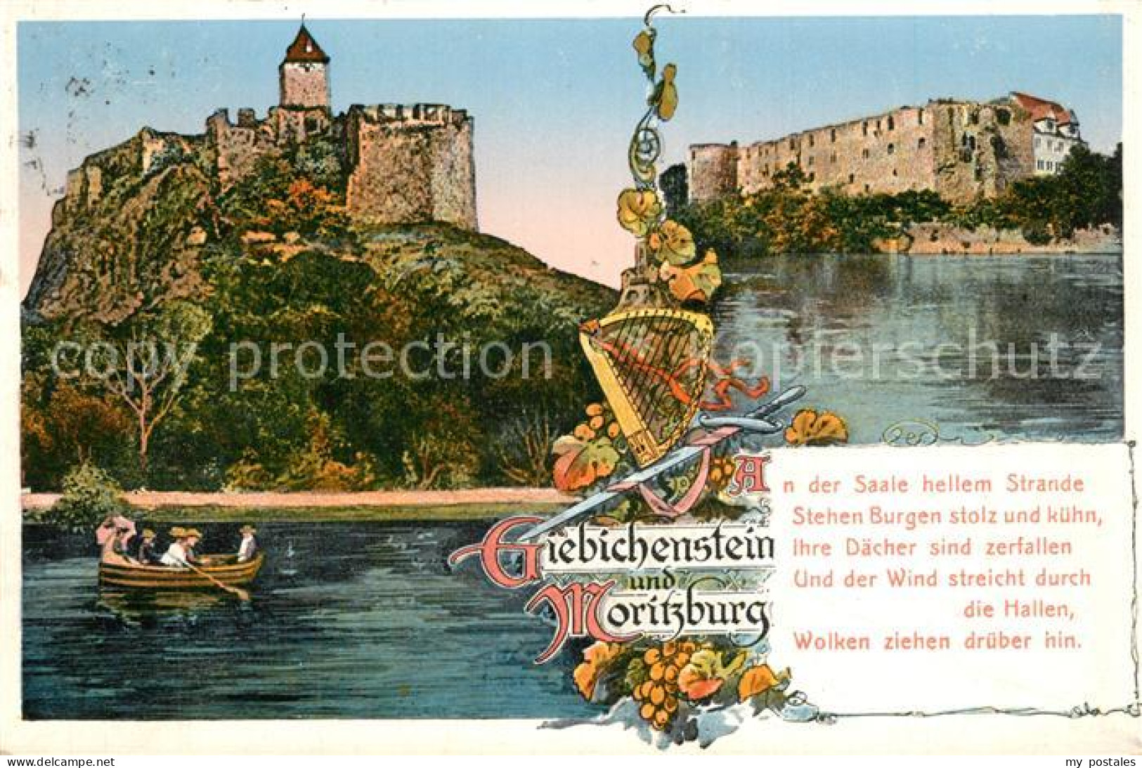 73570902 Moritzburg Sachsen Burg Giebichenstein Gedicht Moritzburg Sachsen - Moritzburg