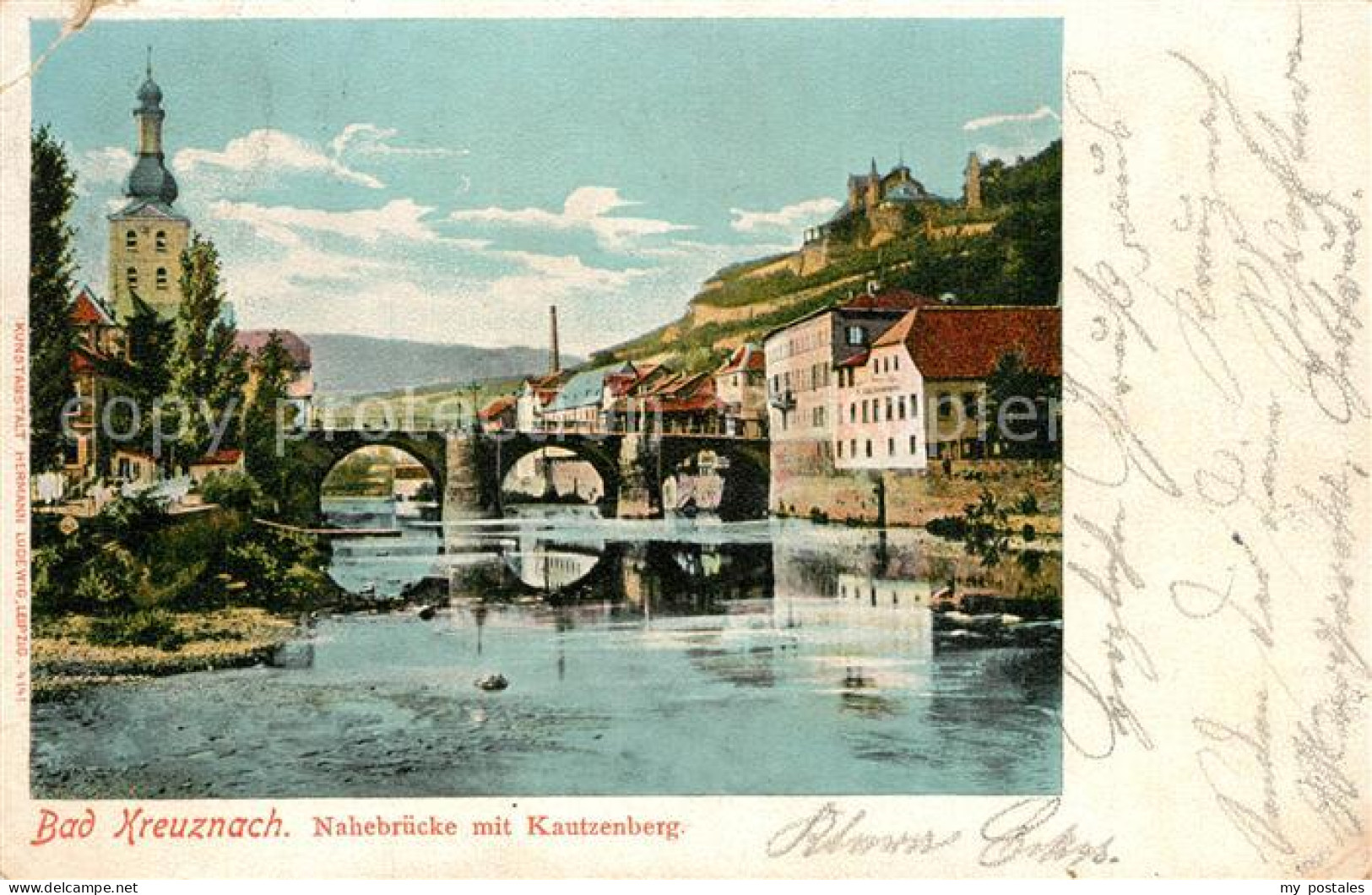 73570895 Bad Kreuznach Nahebruecke Mit Kautzenberg Bad Kreuznach - Bad Kreuznach