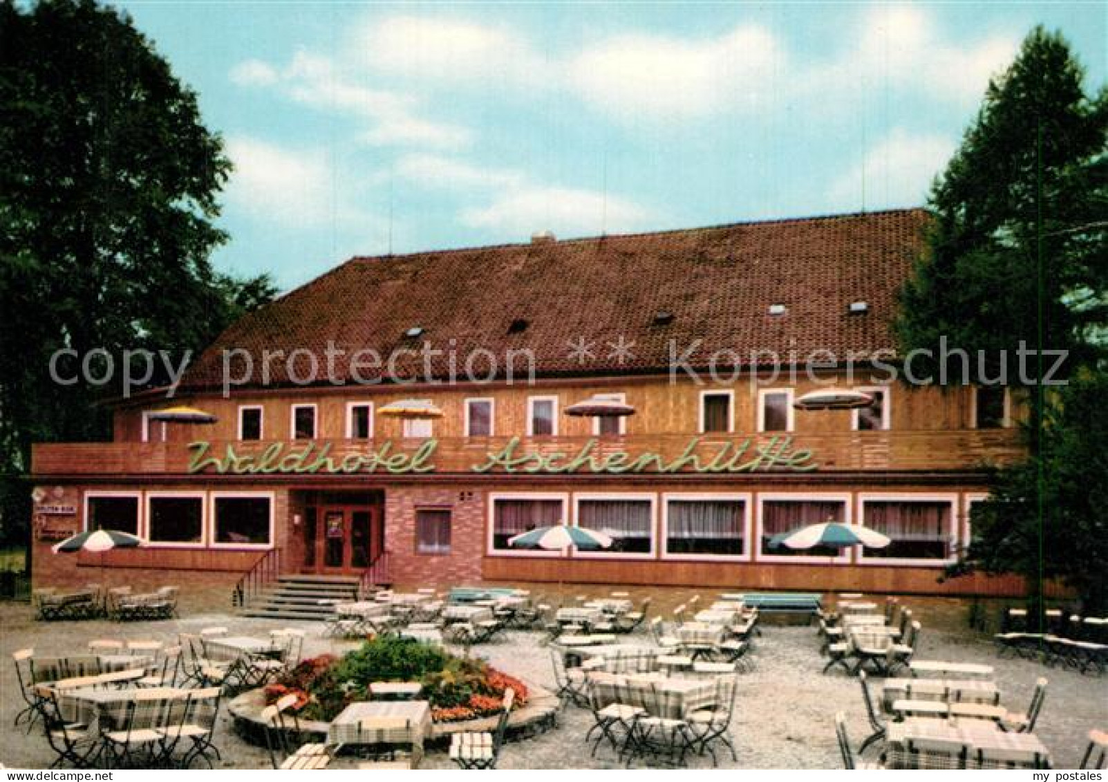 73570093 Osterode Harz Waldhotel Aschenhuette Gartenterrasse Osterode Harz - Osterode