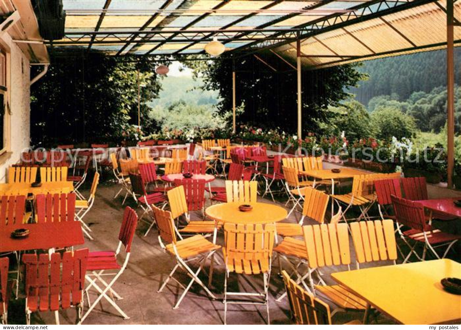 73569983 Zell Odenwald Cafe Orth Terrasse Zell Odenwald - Bad König