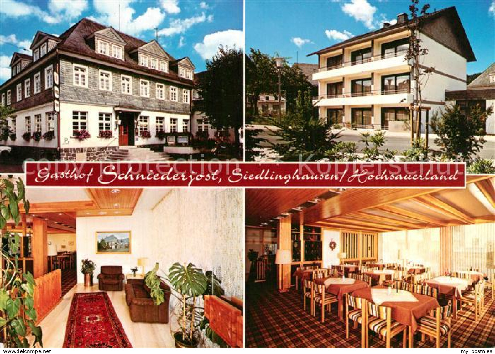 73569947 Siedlinghausen Gasthof Schniederjost Gastraeume Siedlinghausen - Winterberg