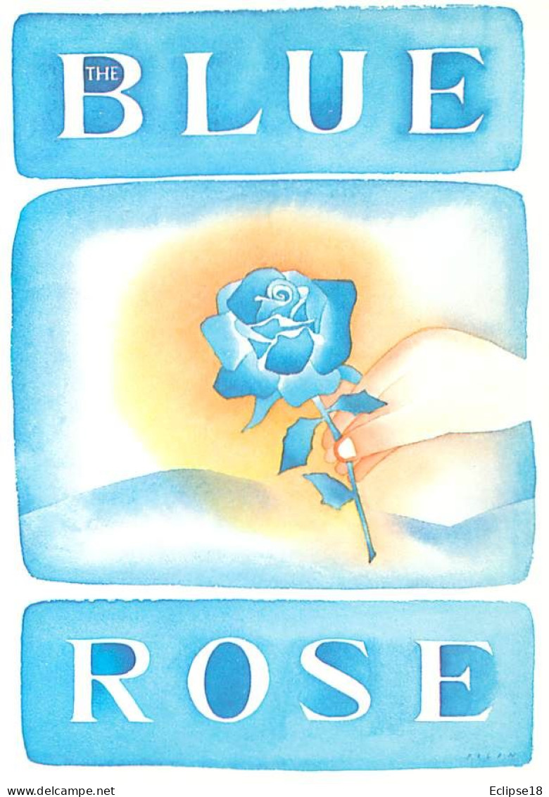 Illustrateur Folon -  Blue Rose    F 160 - Folon