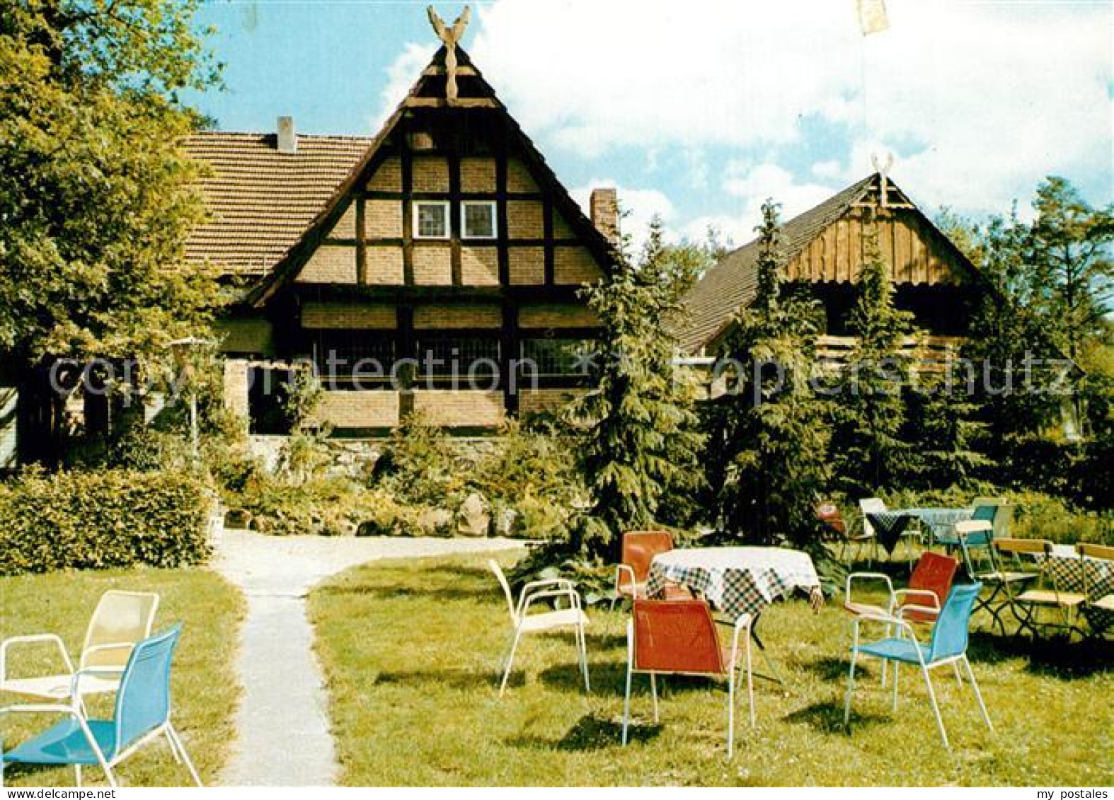 73569620 Helte Waldgasthof Zur Linde Garten Helte - Meppen