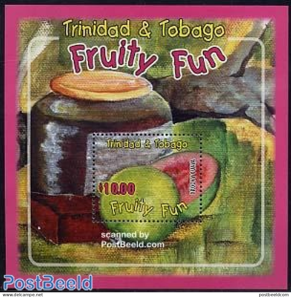 Trinidad & Tobago 2004 Fruity Fun S/s, Mint NH, Nature - Fruit - Fruits