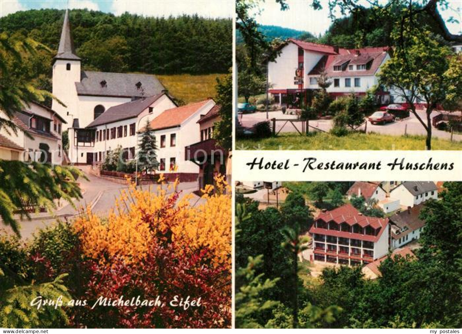 73569516 Michelbach Gerolstein Hotel Restaurant Huschens Kirche Michelbach Gerol - Gerolstein