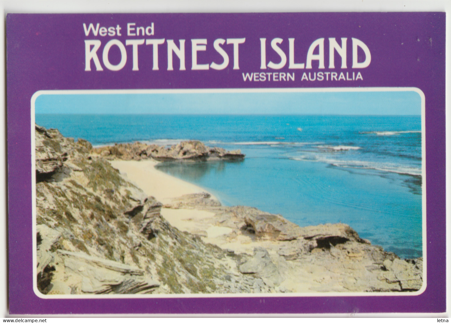 WESTERN AUSTRALIA WA West End ROTTNEST ISLAND Murray Views W5A Postcard C1980s - Autres & Non Classés