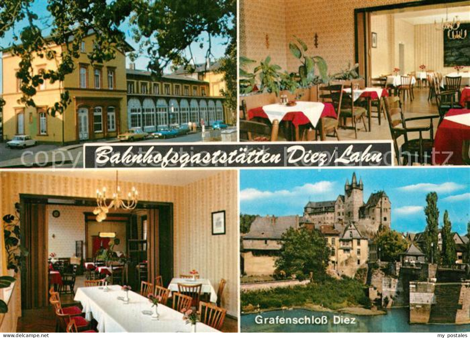 73569273 Diez Lahn Bahnhofsgastst?tten Diez Grafenschloss Diez Lahn - Diez