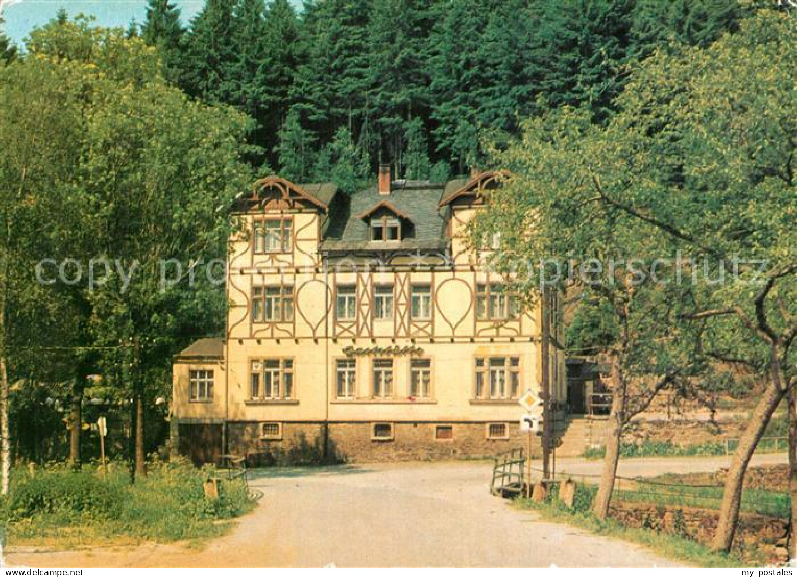 73569191 Langenberg Erzgebirge HO Wismut Hotel Sankt Katharina Langenberg Erzgeb - Schwarzenberg (Erzgeb.)