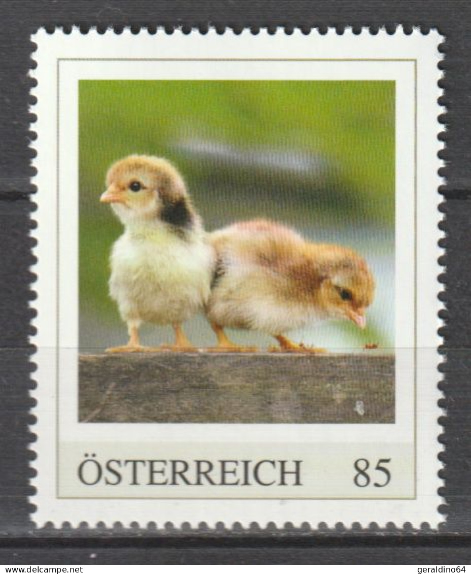 Österreich Personalisierte BM Tierkinder Küken ** Postfrisch - Personalisierte Briefmarken