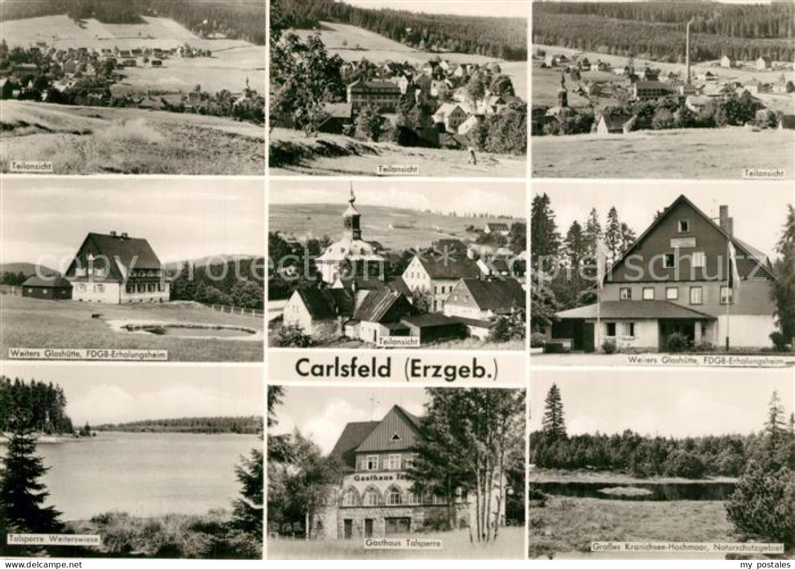 73567183 Carlsfeld Erzgebirge Teilansichten Glashuette FDGB Erholungsheim Talspe - Eibenstock